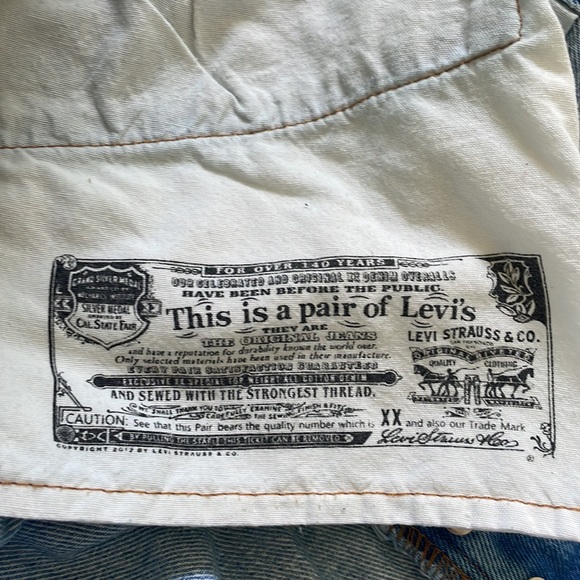 EUC Levis 501 CT jeans for women Size 32 x 32 - Picture 7 of 14